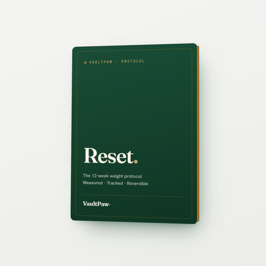VaultPaw Reset · 12-Week Weight Protocol